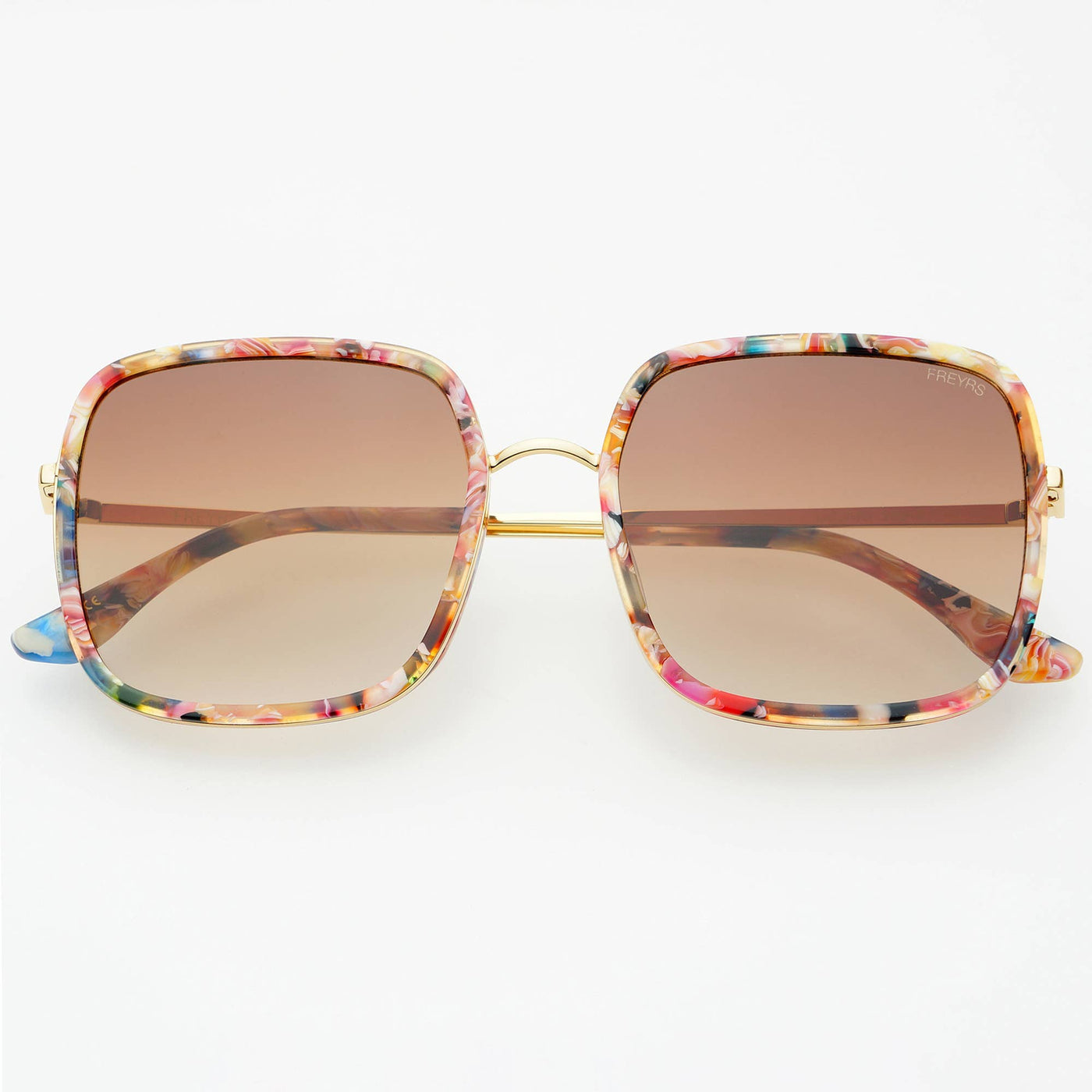 Cosmo Acetate Square Sunglasses : Rose Tortoise