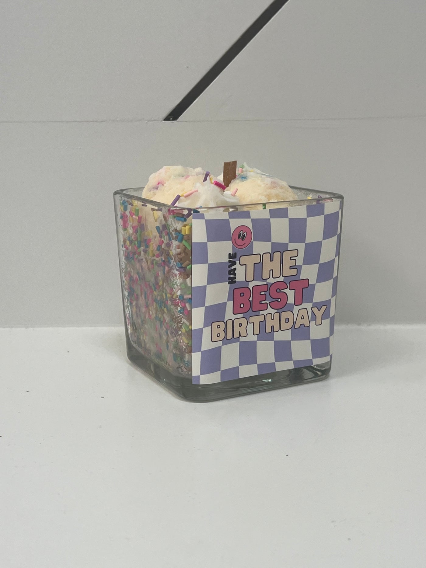 Birthday Confetti Candle