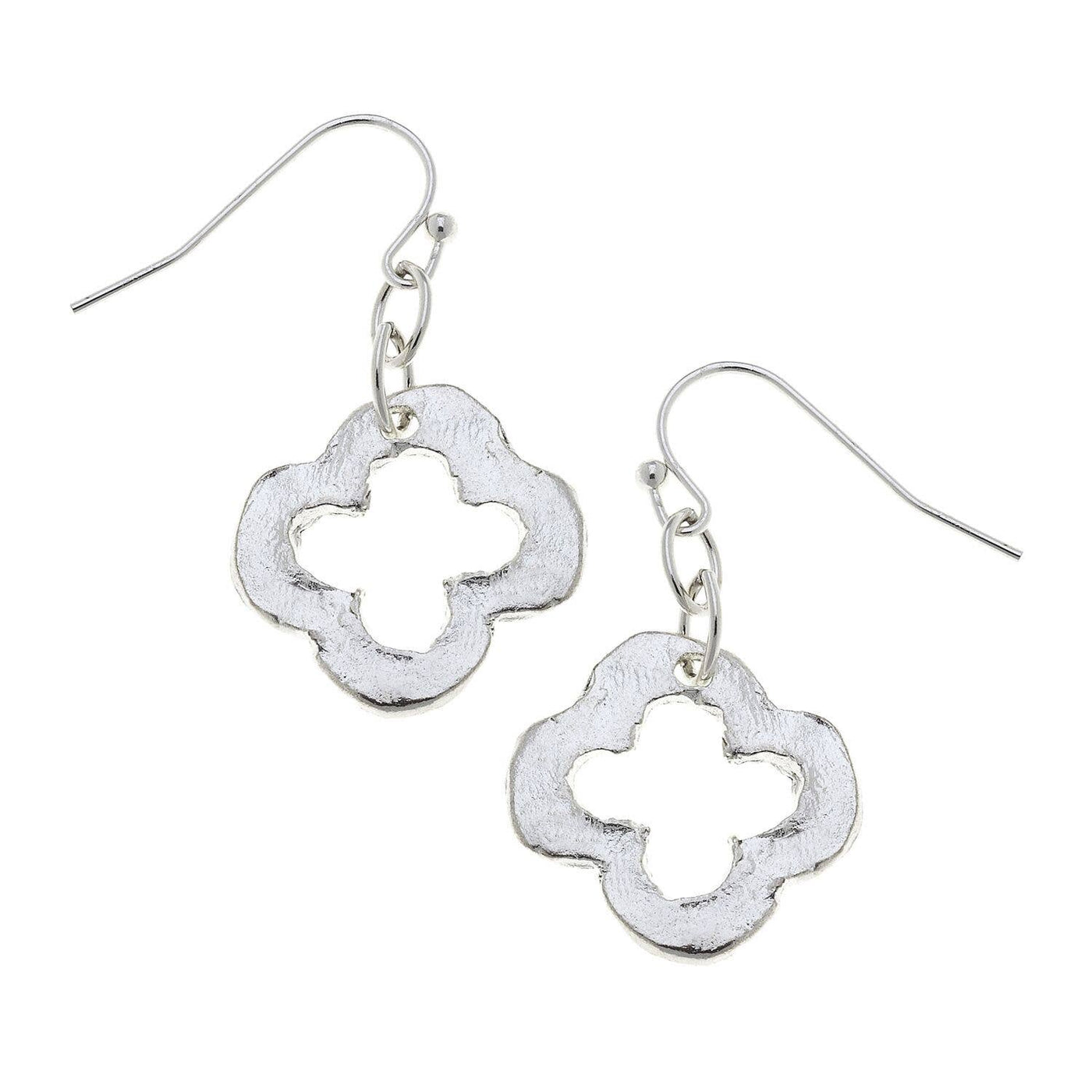 Silver Clover Earrings