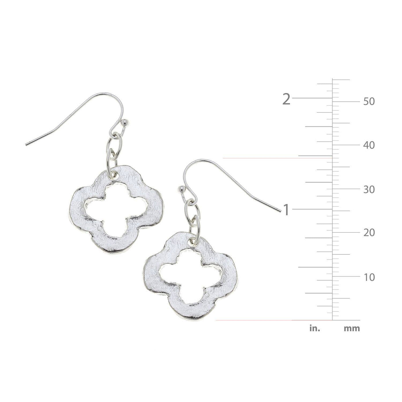 Silver Clover Earrings