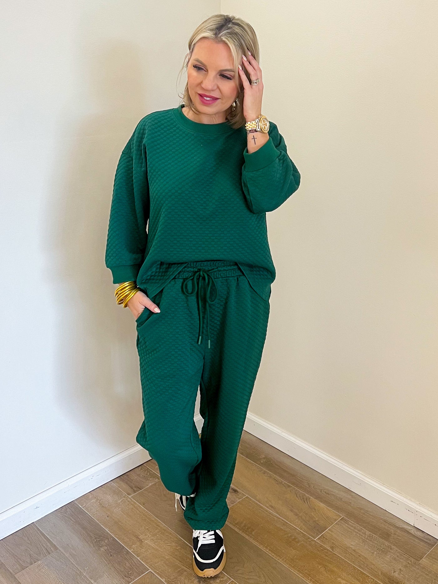 Savannah Textured Set (Hunter Green)