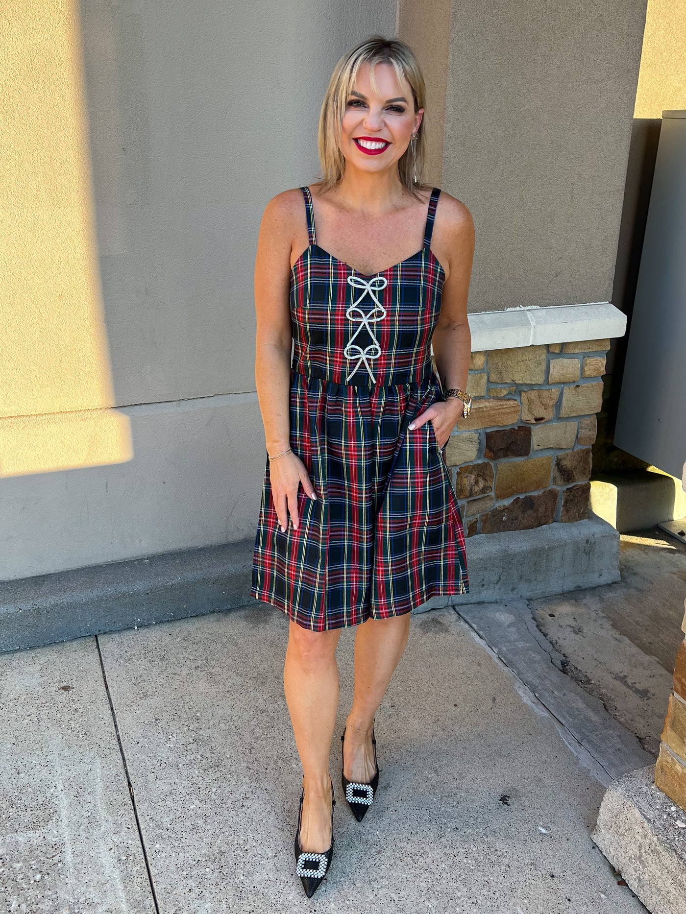 MacKenzie Plaid Dress