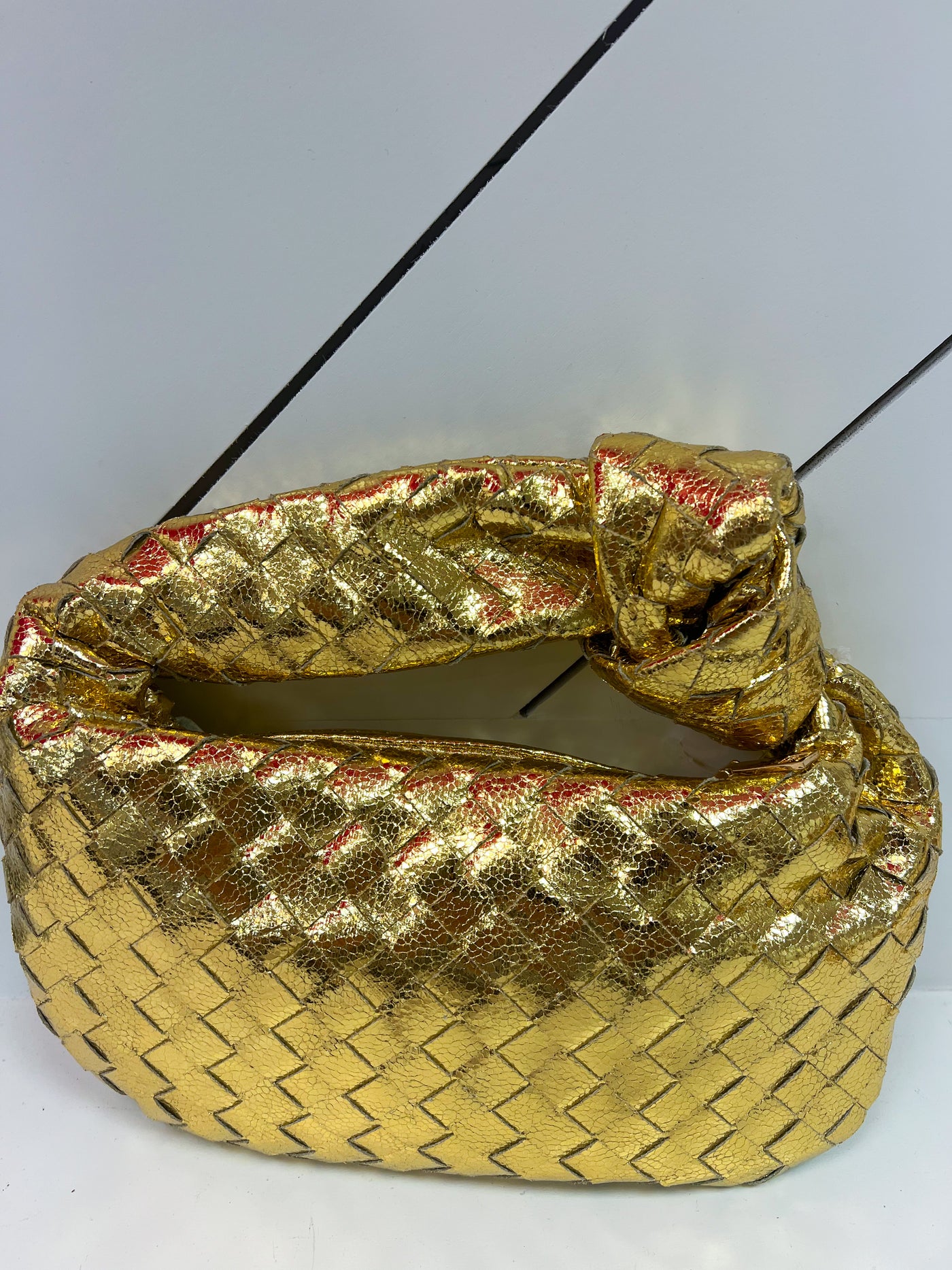 Gold Metallic Textured Purse