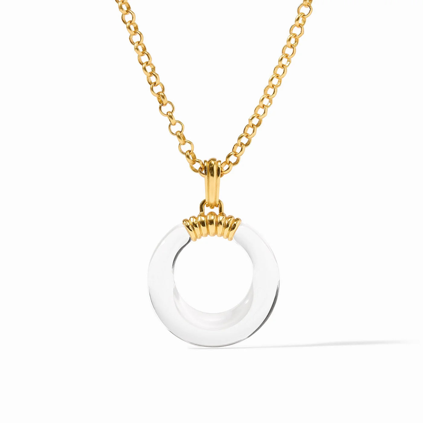 Julie Vos Madison Statement Pendant (Clear)