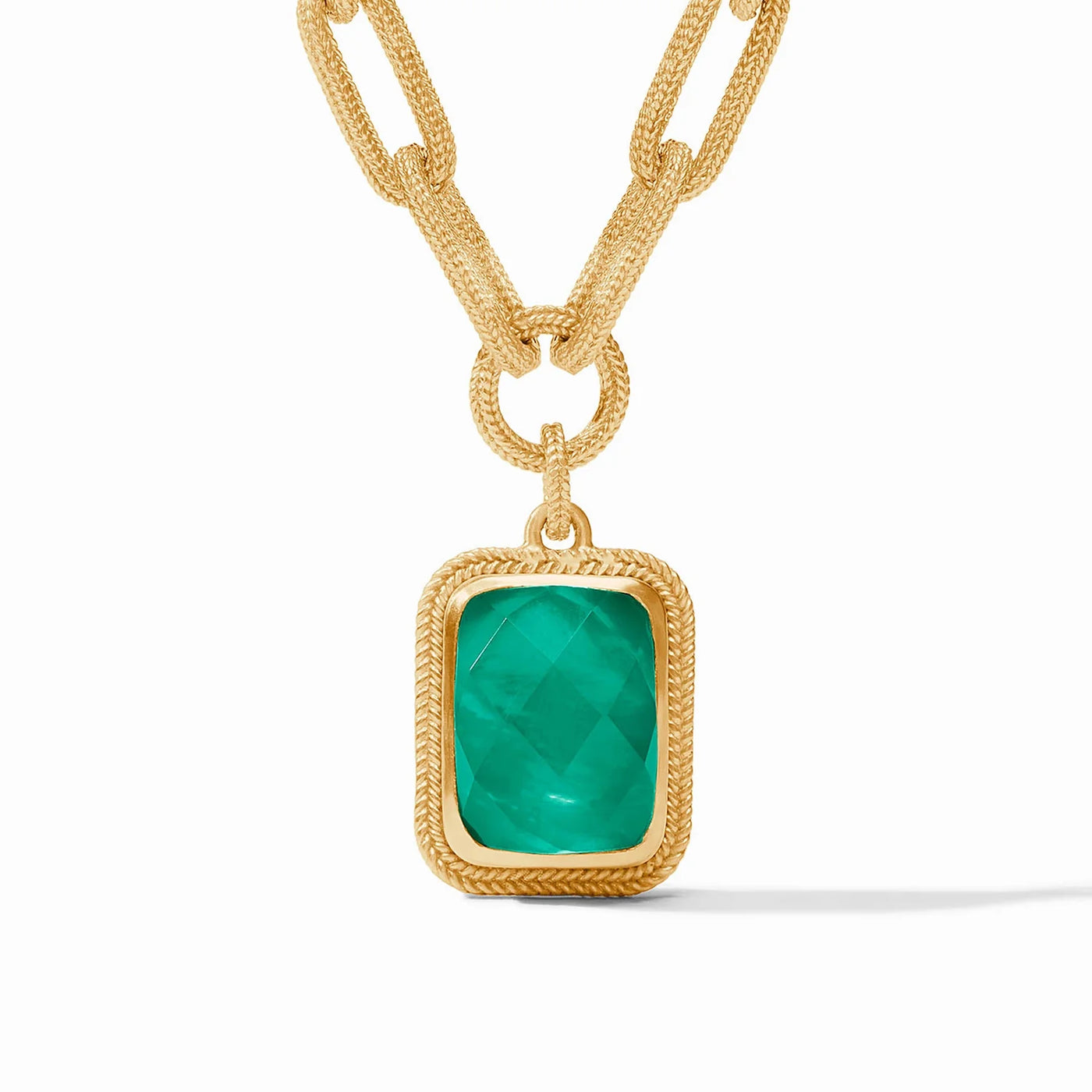 Julie Vos Cheval Necklace (Emerald)