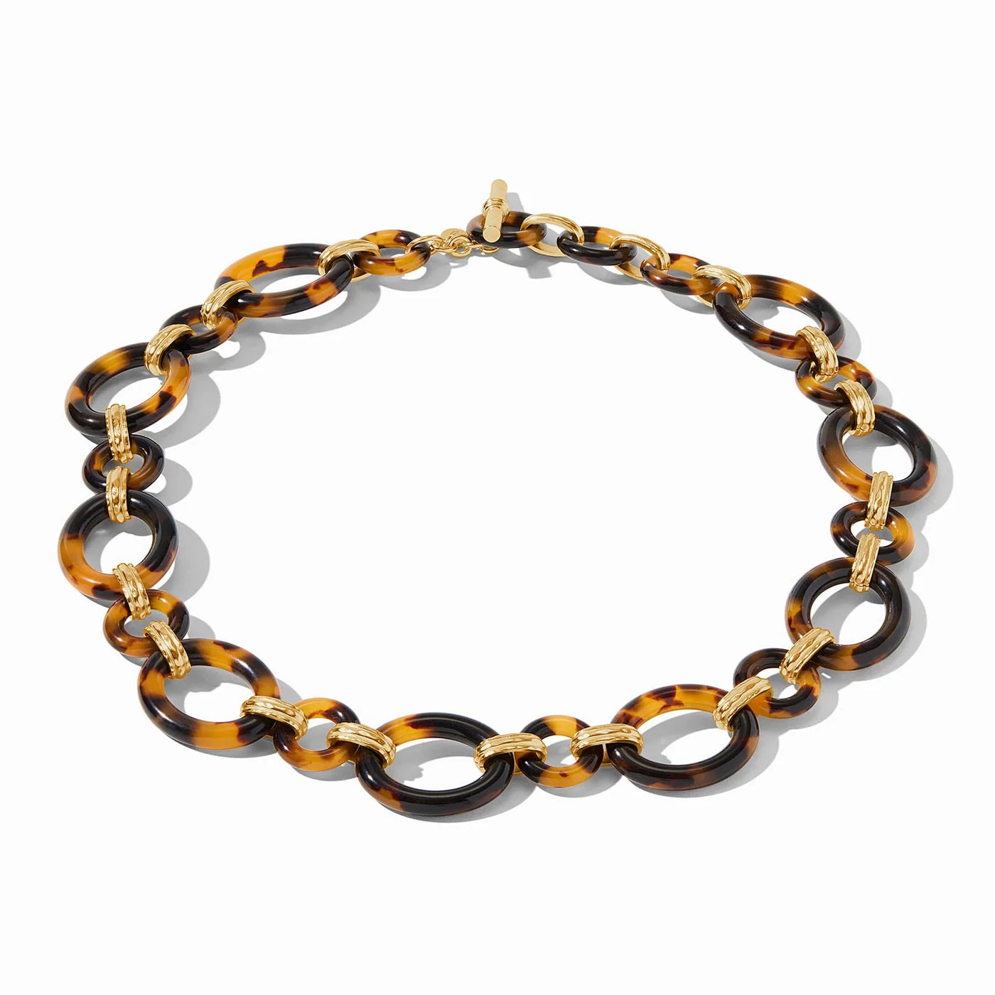 Julie Vos Madison Link Necklace (Tortoise)