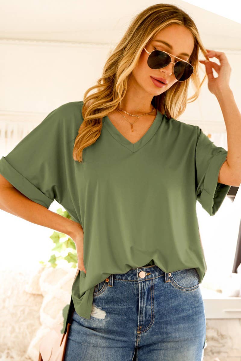 Kiera Comfy Top (Olive)